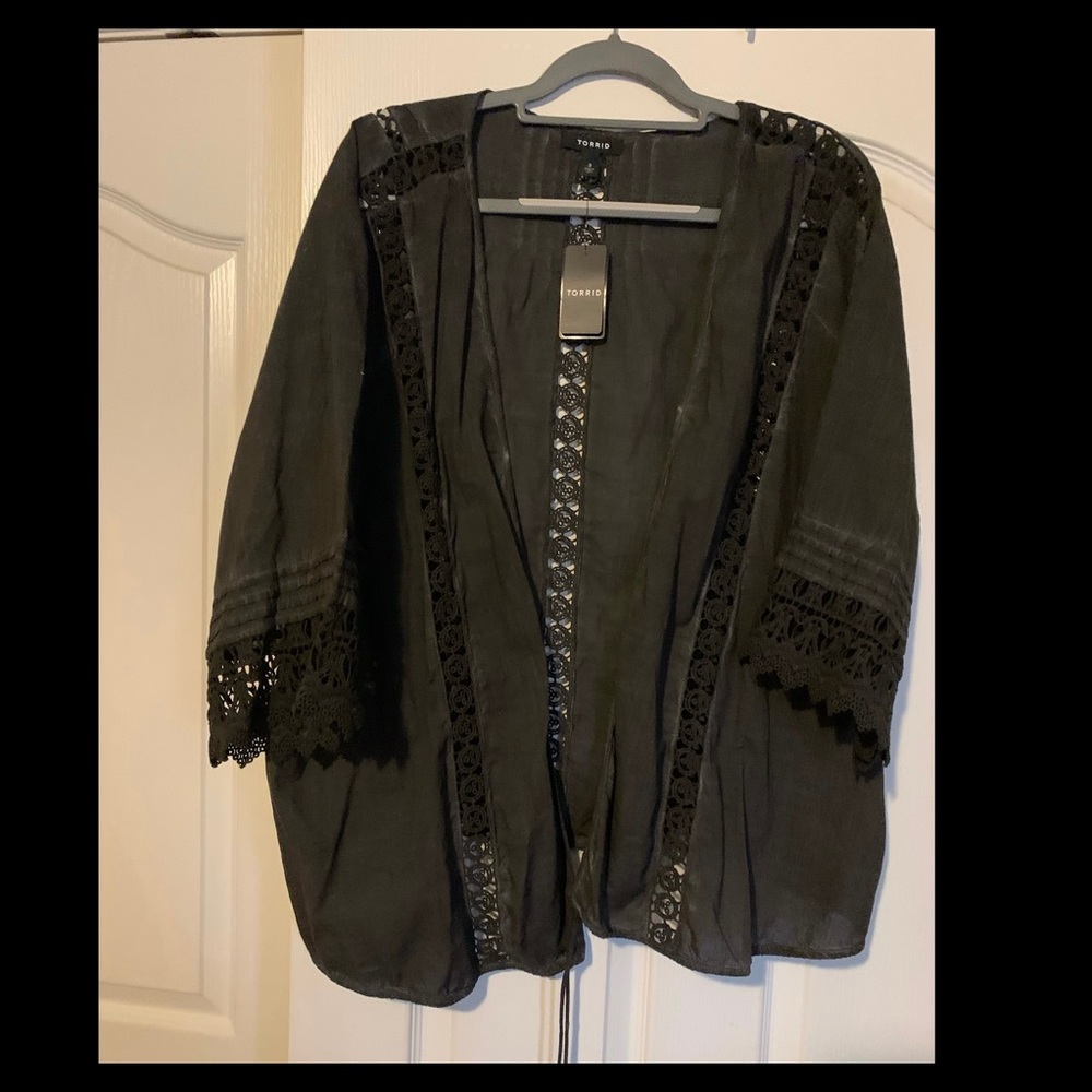 NWT Torrid black jacket size 3X